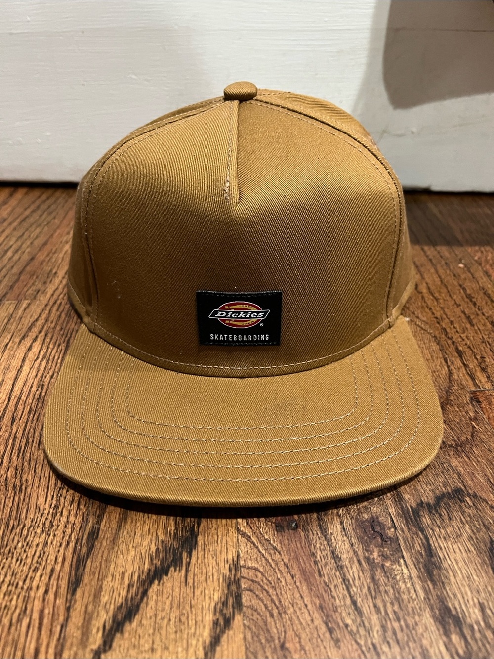 Dickies Tan Brown Skateboarding Snapback Hat